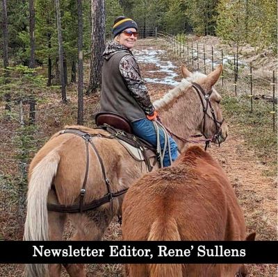 Newsletter Editor, Rene’ Sullens